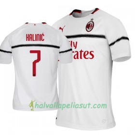 Jalkapallo Pelipaidat AC Milan Nikola Kalinic 7 Vieraspaita 2018-2019 Lyhythihainen